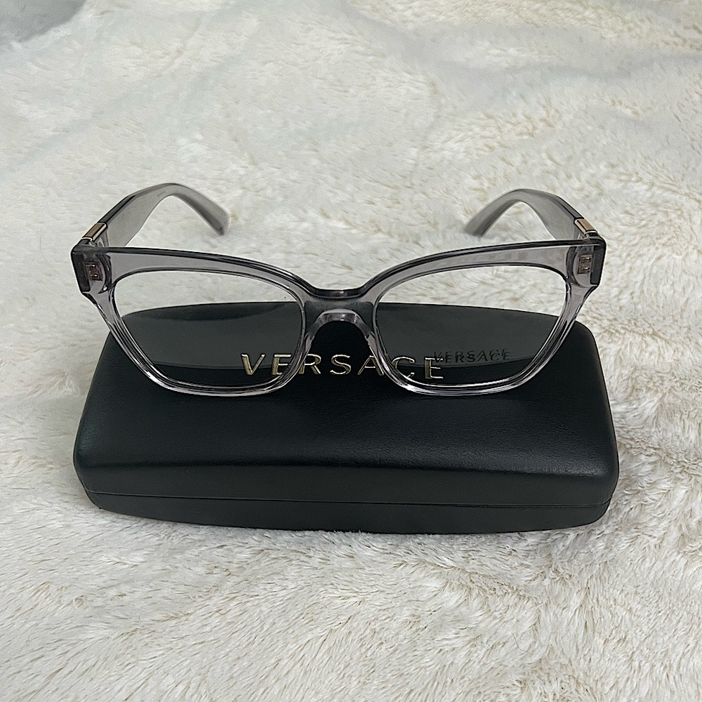 Clear Versace eye glasses